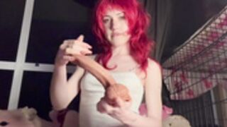 Schiz0bimb0 jerks you off to her clussy