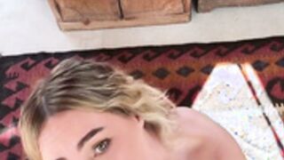 Sara Underwood POV naked dildo BJ