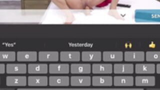 naked Lana_Banner rides dildo
