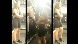 Espiuando a la novia de buen cuerpo