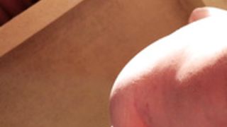 MILF shows her pussy in your face