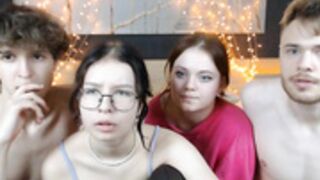 Hizgi girls stripping kissing