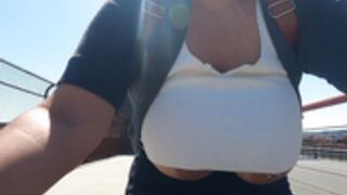 Perridotspalmtree golden gate bridge biking nip slip